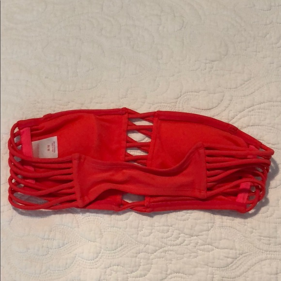 Pink Bandeau Bikini Top - Picture 2 of 3